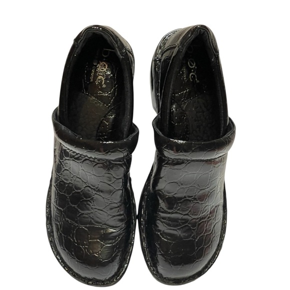 B.O.C. Born Concepts Black Faux Alligator Womens Clogs SZ 8.5 40 EU - Picture 11 of 12